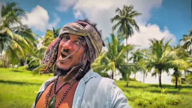 Ky-Enie King with palm trees